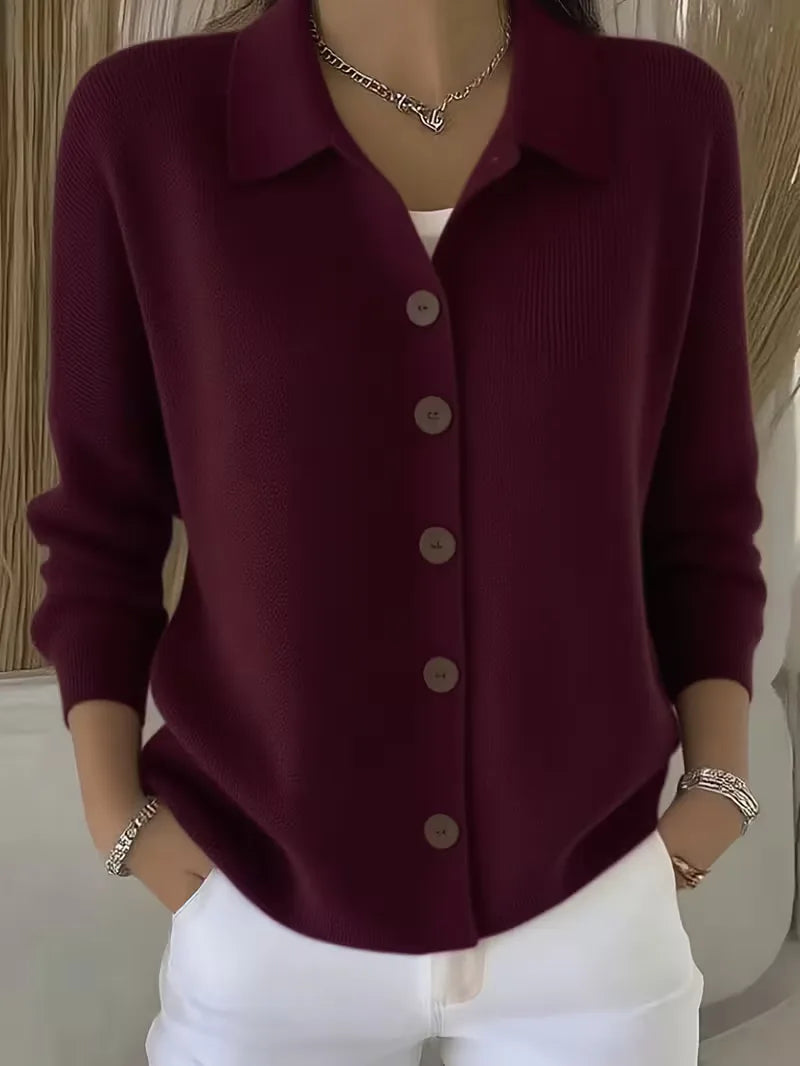 Carmela™ | Soft Button Front Knit Cardigan