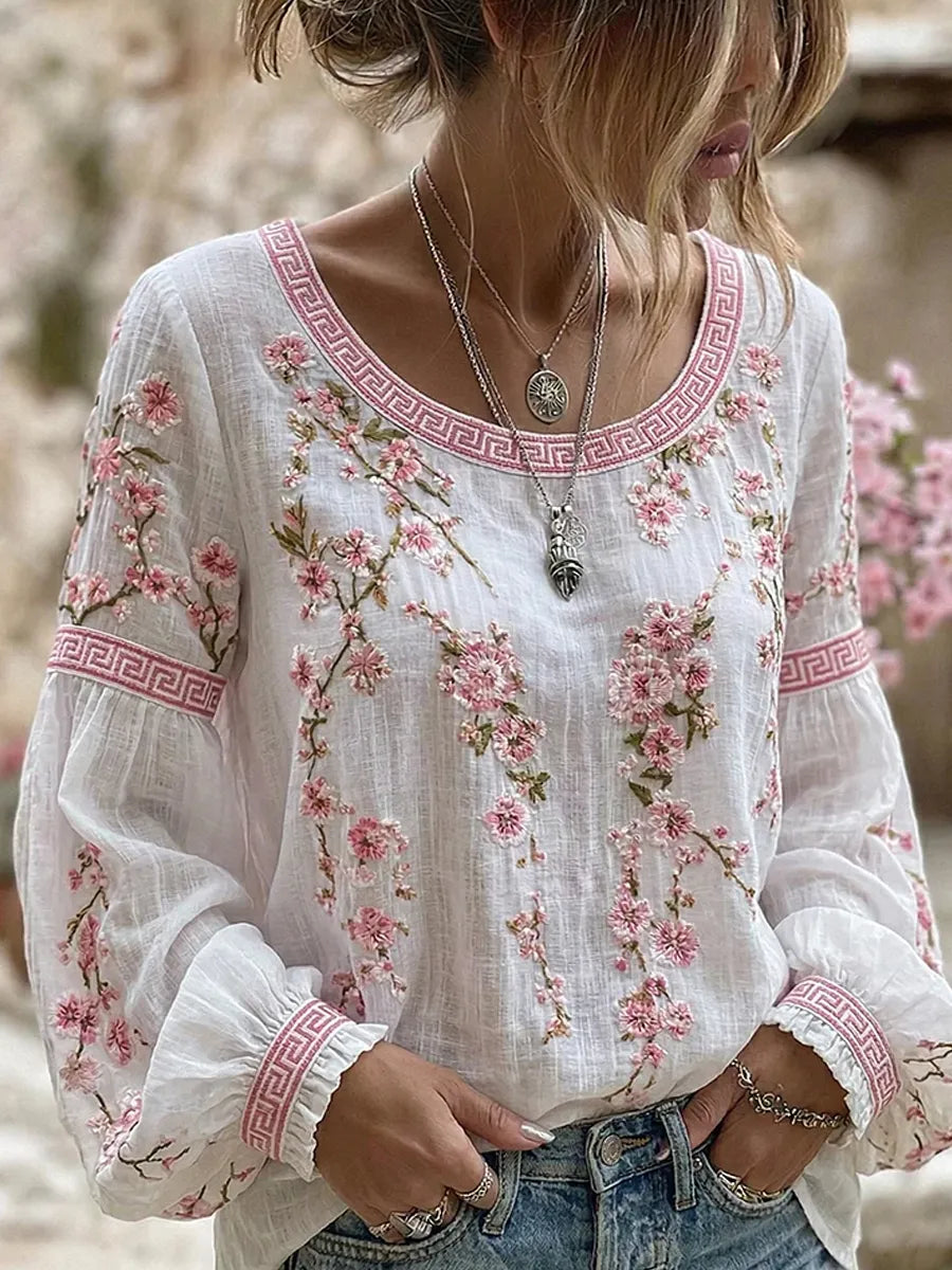 Mary™ | Floral Blouse
