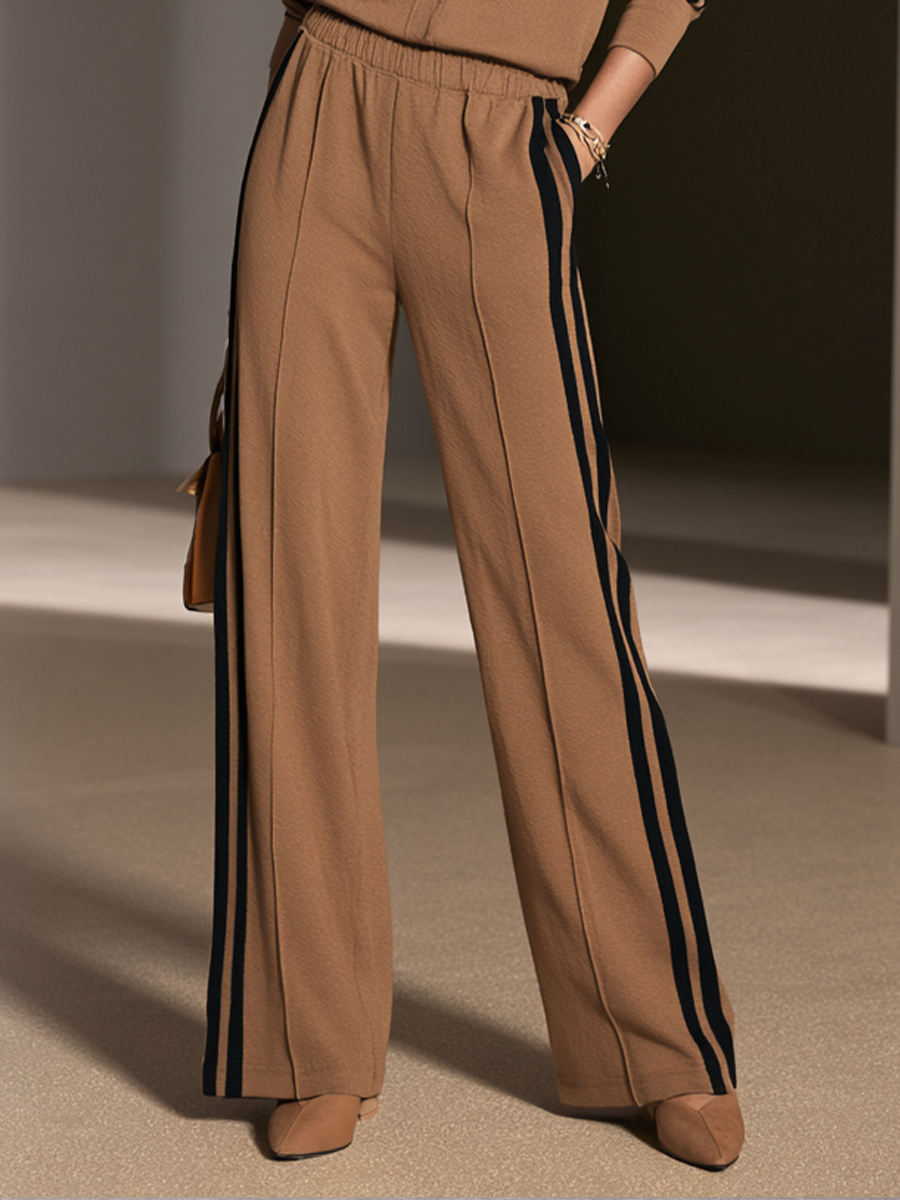 Avery – Relaxed Contrast Stripe Two-Piece Set
