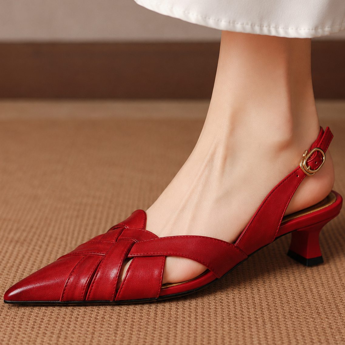 Valentina Genuine Leather Heels
