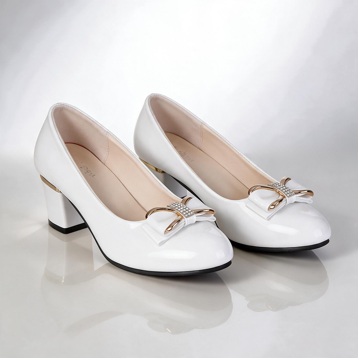 Marcella Bow Block Heels
