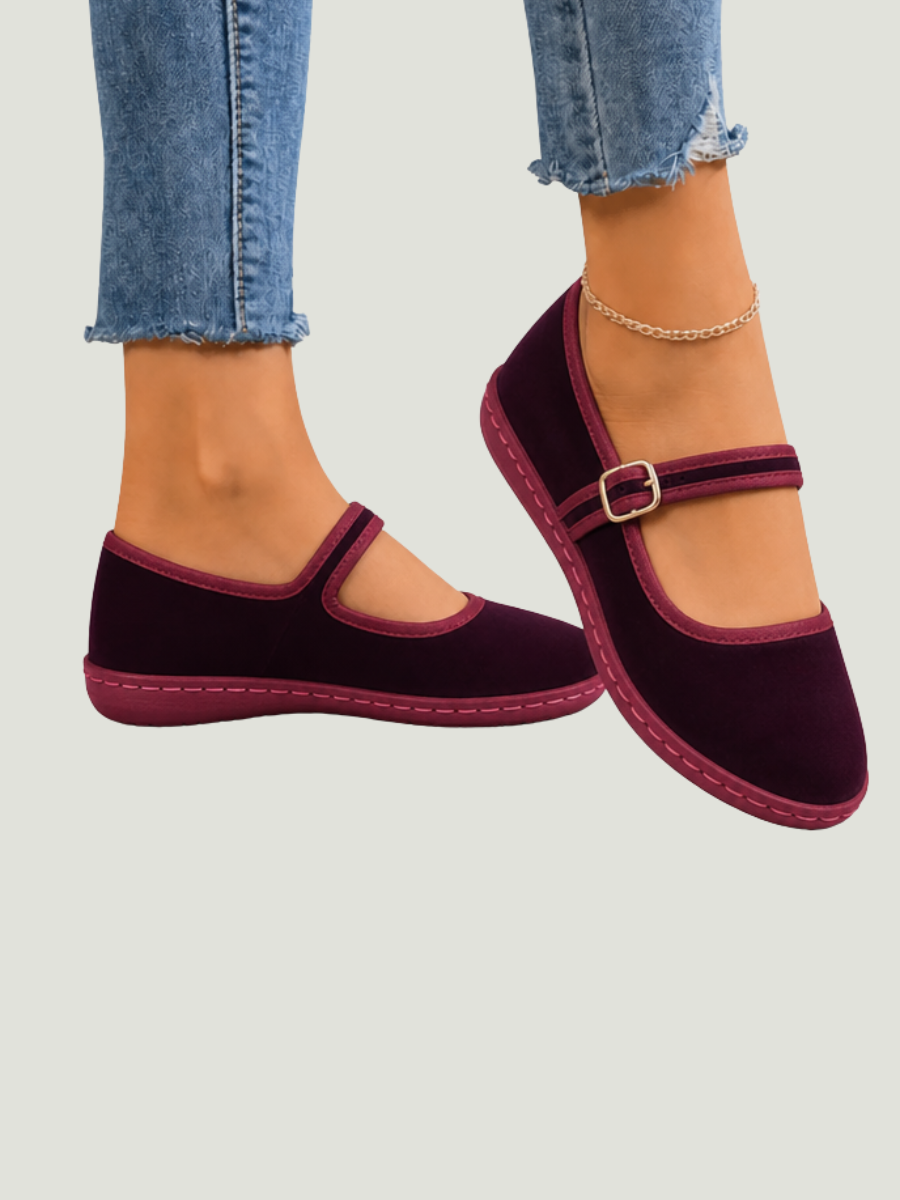 Olivia - Classic Mary Jane Flats