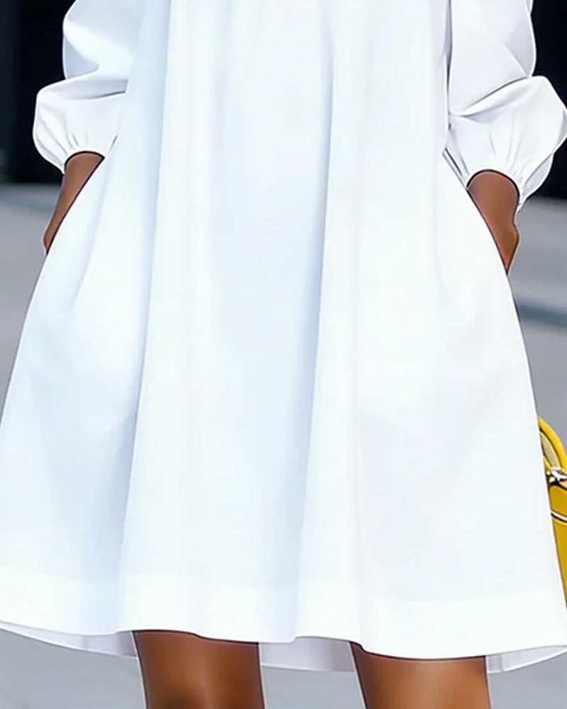 Rhoda™ Off-Shoulder Floral Appliqué Dress