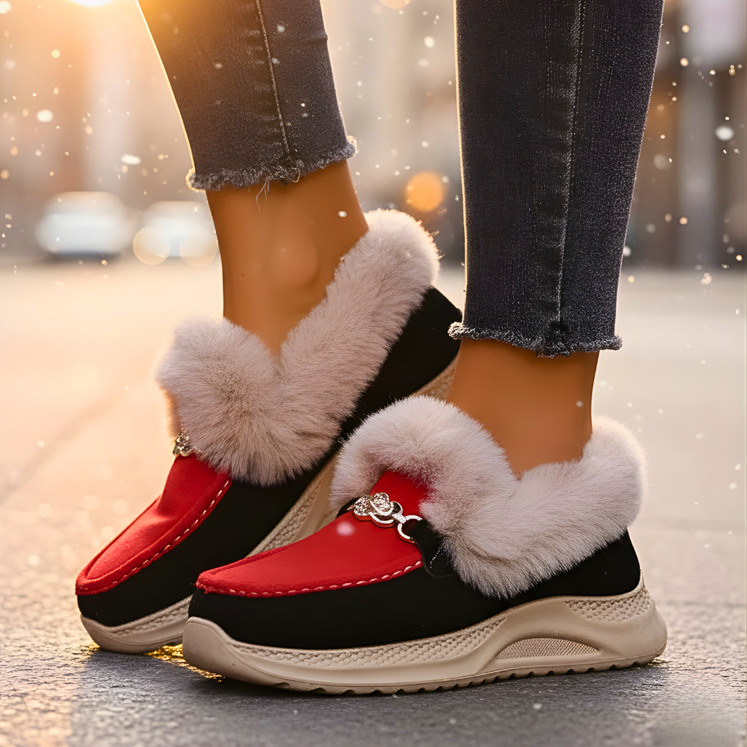 Valeria Lodge Fur Loafers