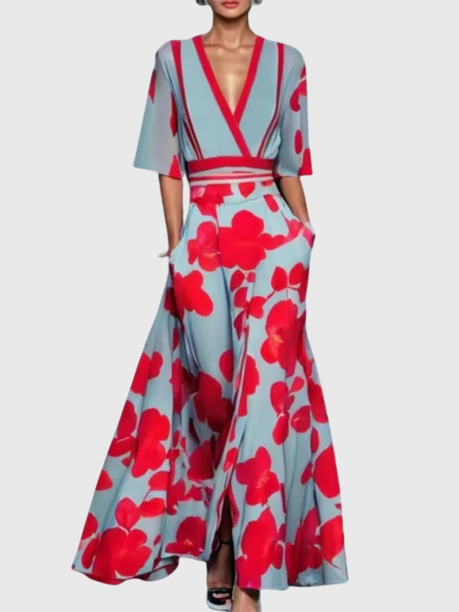 Christelle™ | Elegant Spring Maxi Dress-