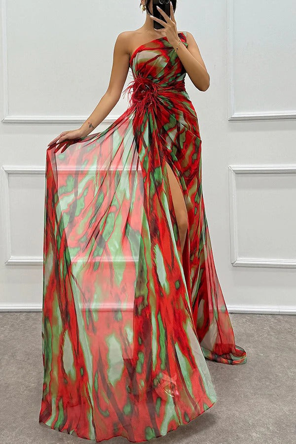 Violet & Grace™ | Vibrant Draped Dress
