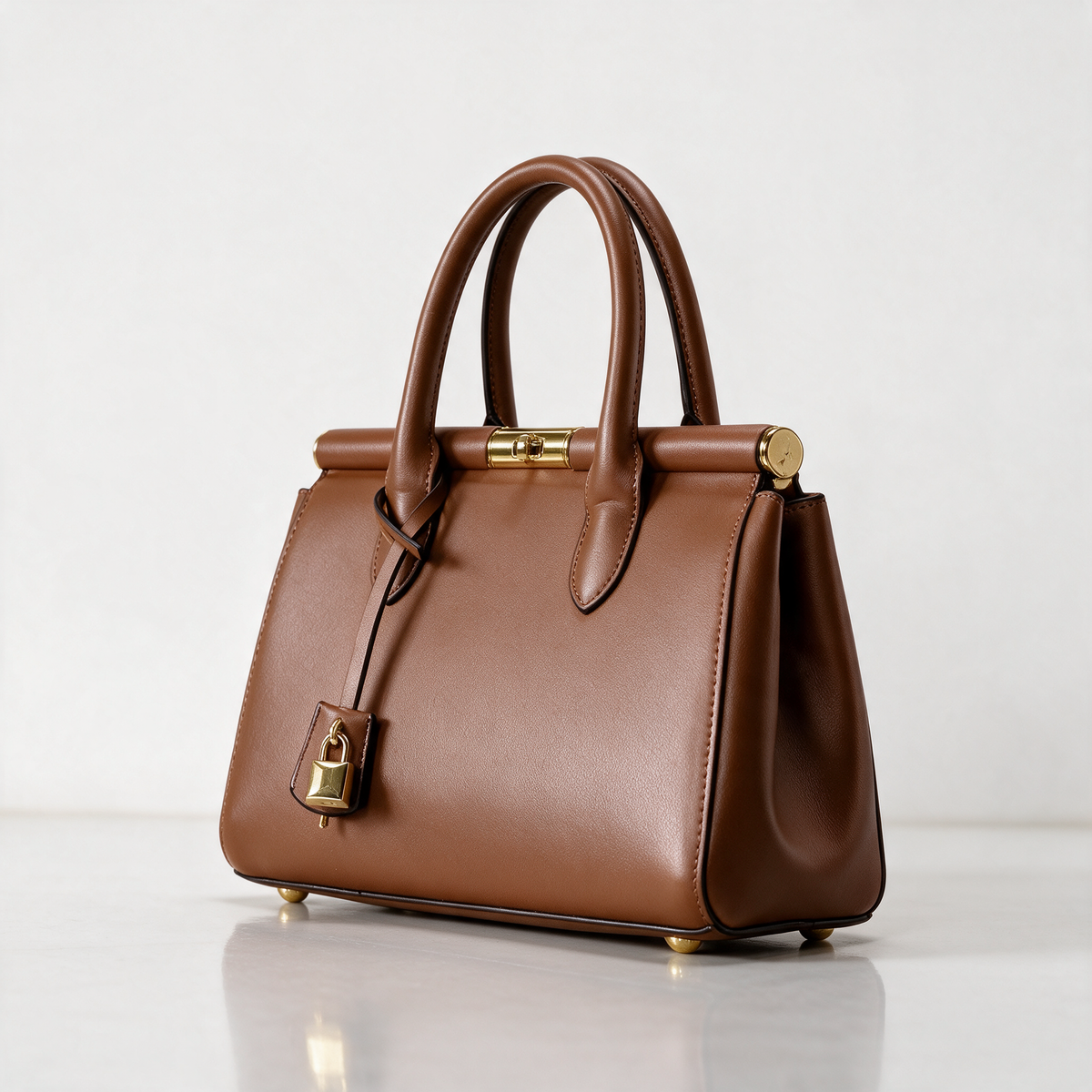 Aubrenne Lock Handbag