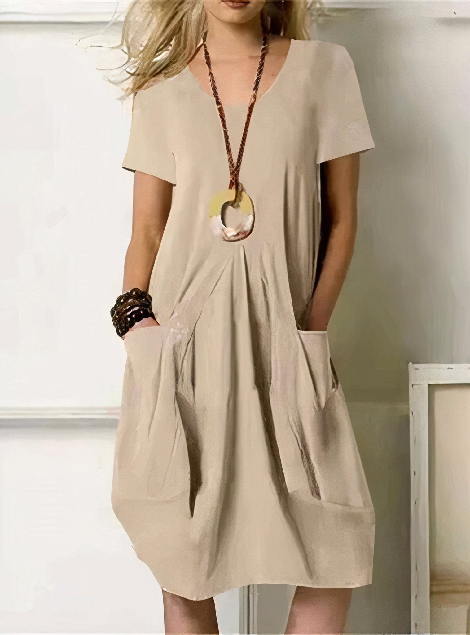 Oriane™ | Fluid Casual Maxi Dress-