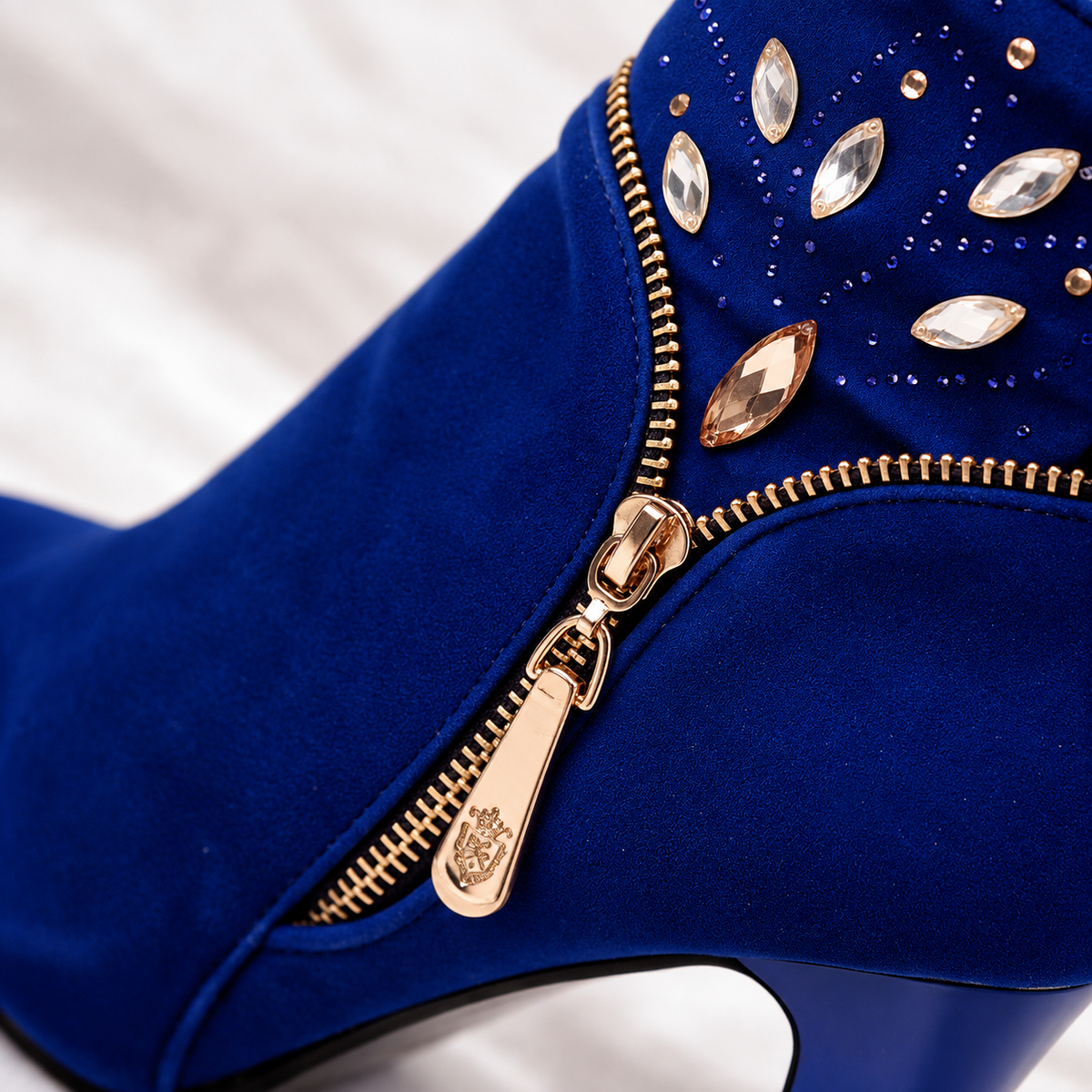Banff Rhinestone Ankle Boots