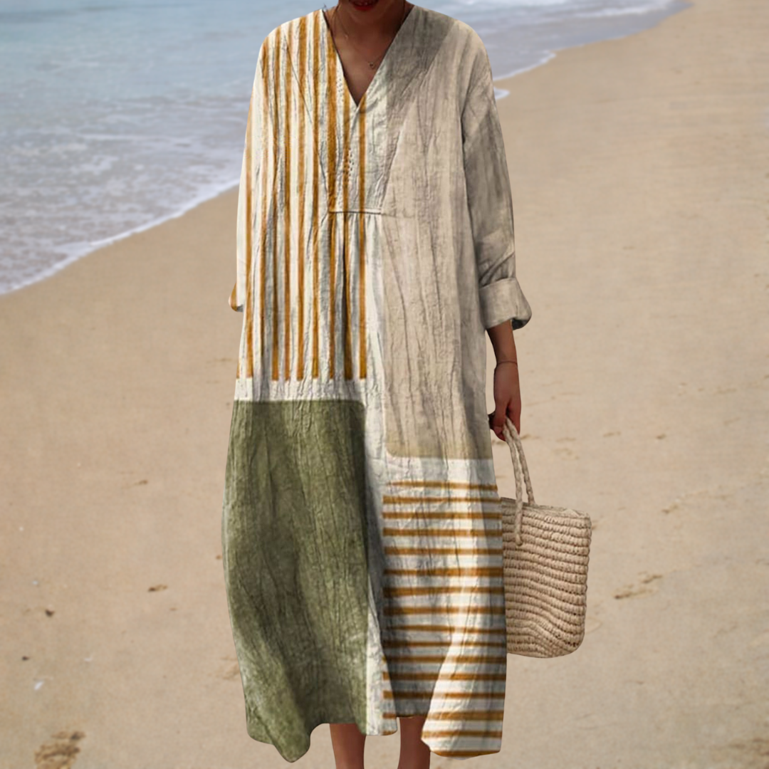 Summer Printed Dress that Flatters