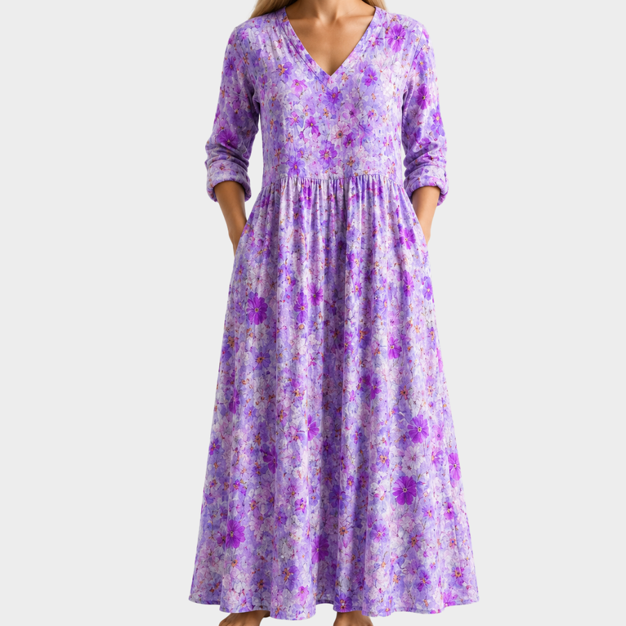 Loose Printed Dress