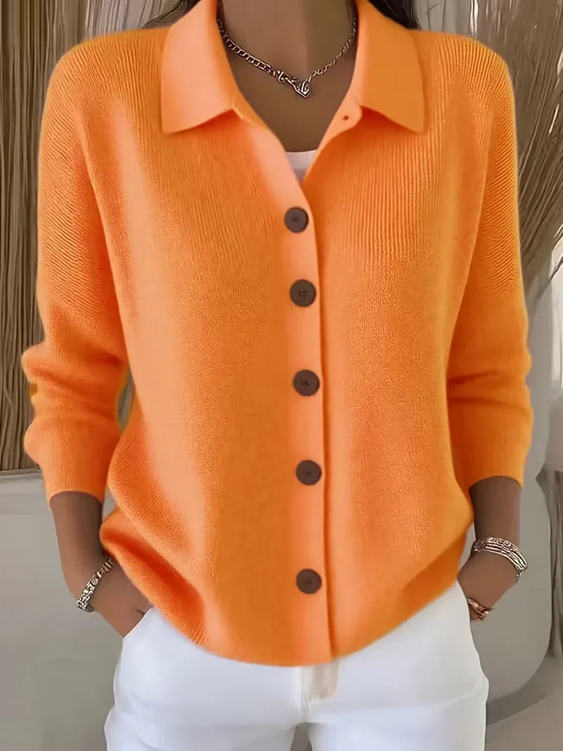 Carmela™ | Soft Button Front Knit Cardigan