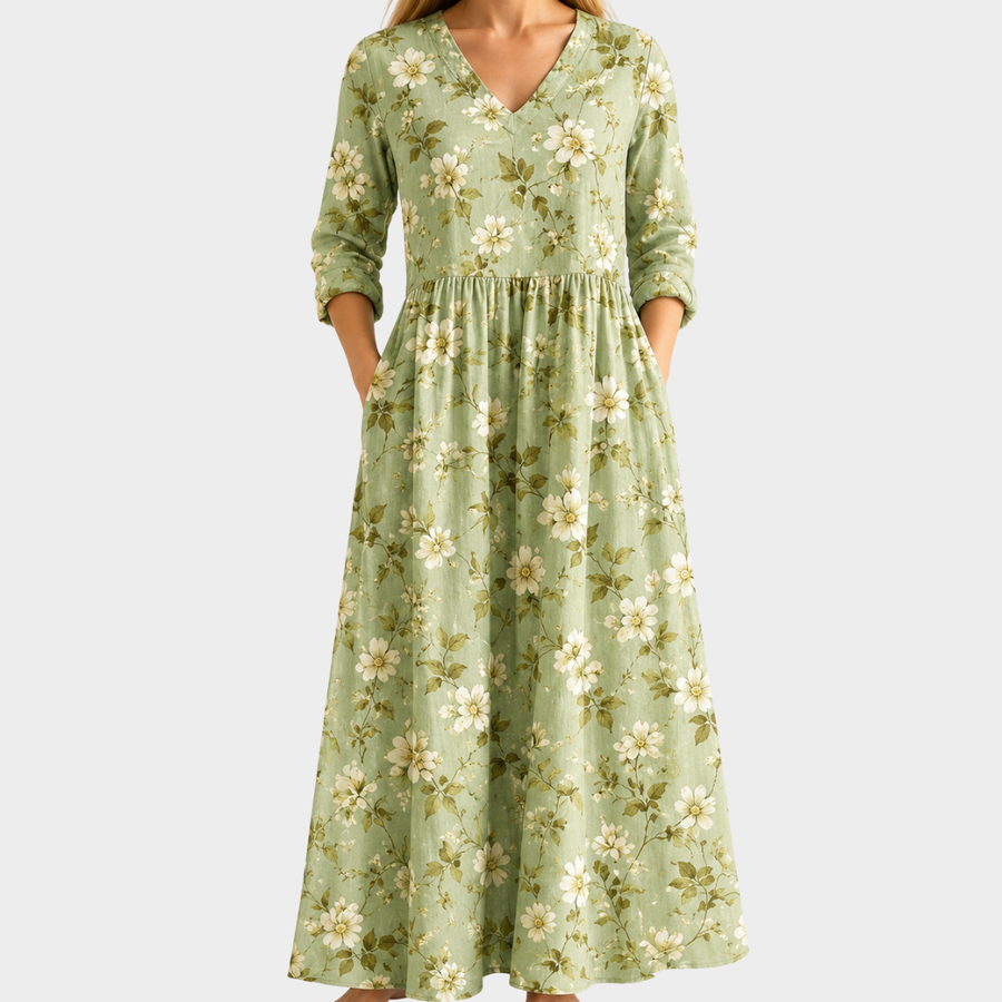 Long Printed Dress