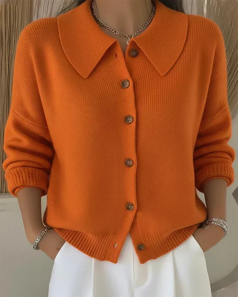 Vespera™ | Button Collar Cardigan