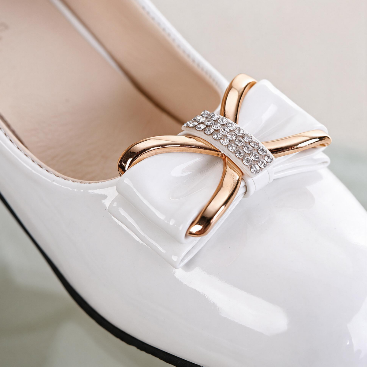 Marcella Bow Block Heels