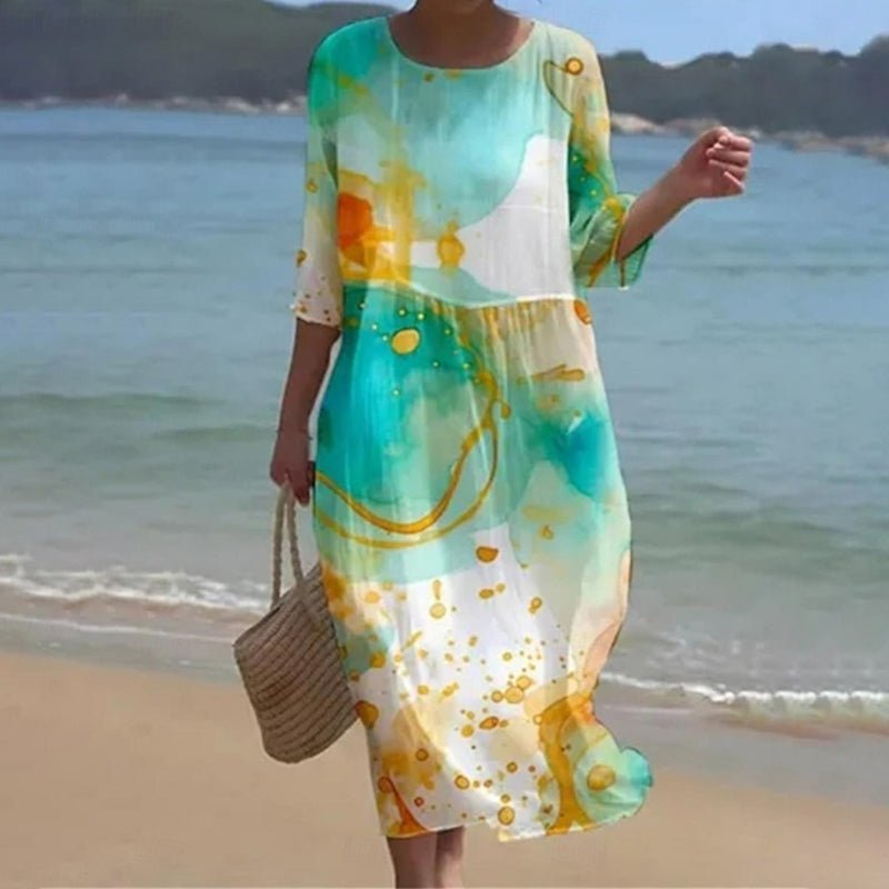 Verity™ | Sunset Bloom Maxi Dress-
