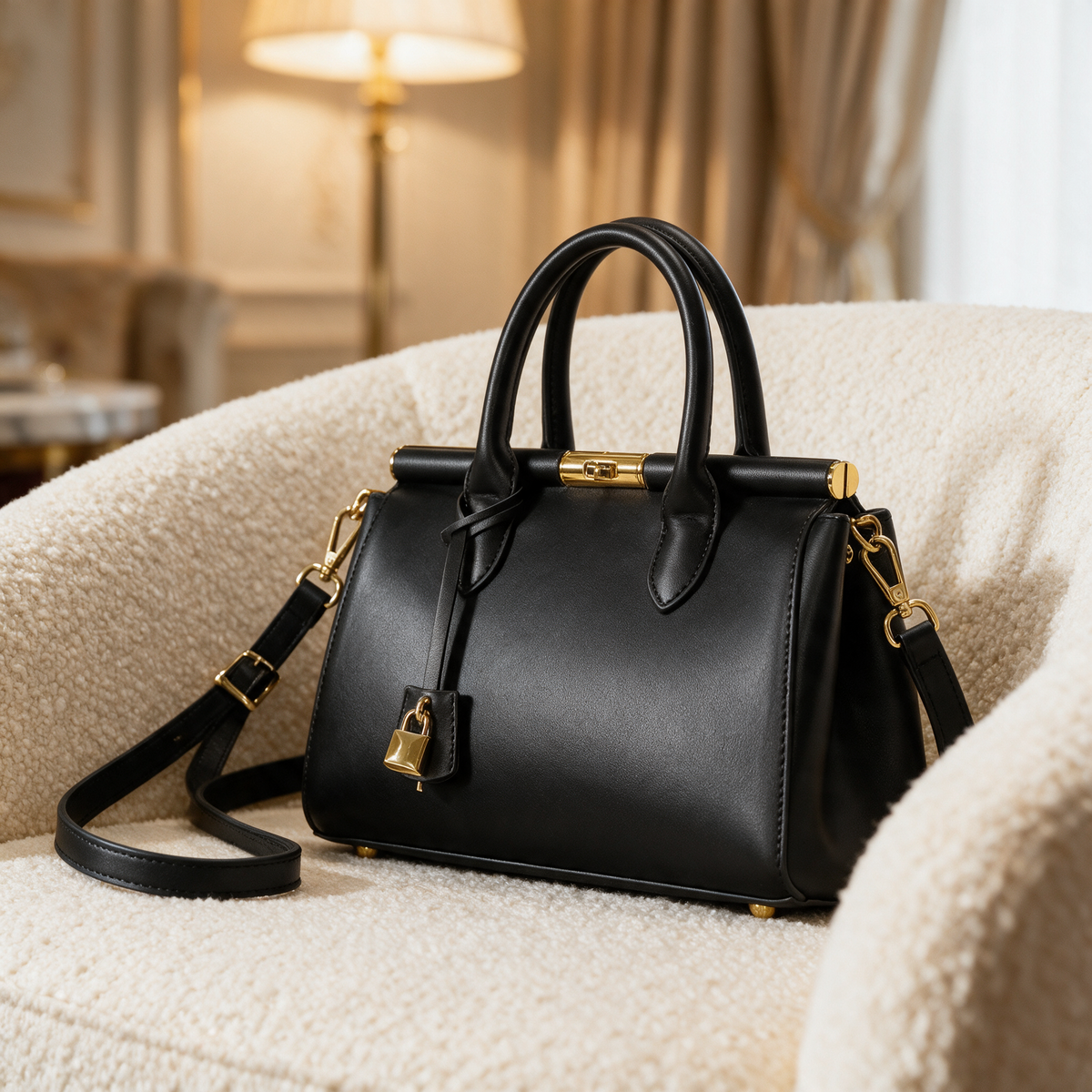 Aubrenne Lock Handbag