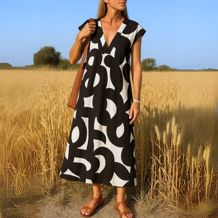 Tatiana™ | Cutwork Detail Maxi Dress-