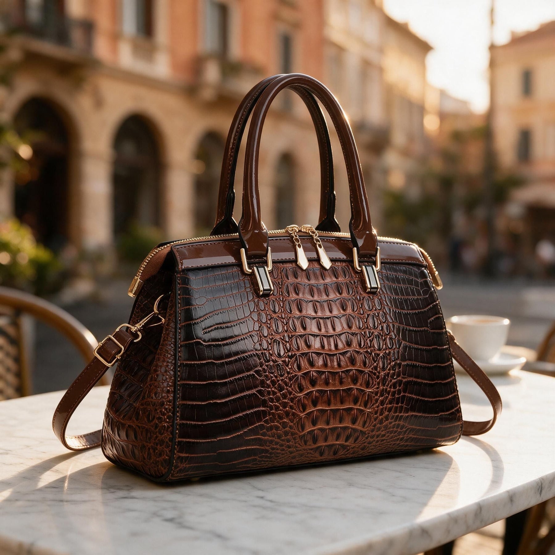 The Carlisle Croc Handbag