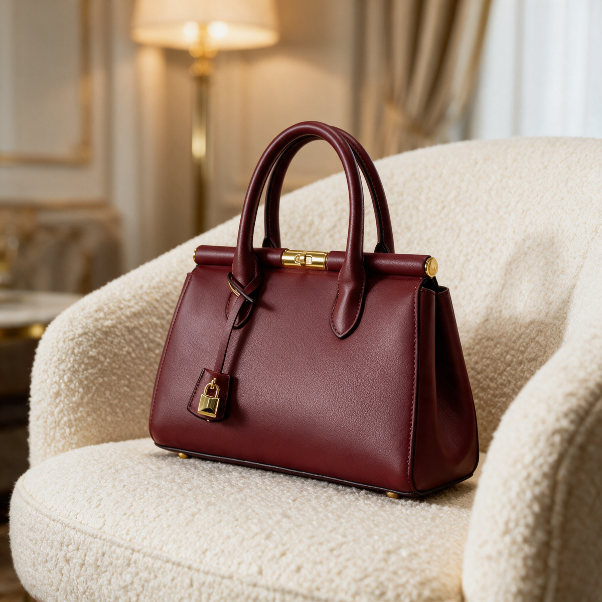 Aubrenne Lock Handbag