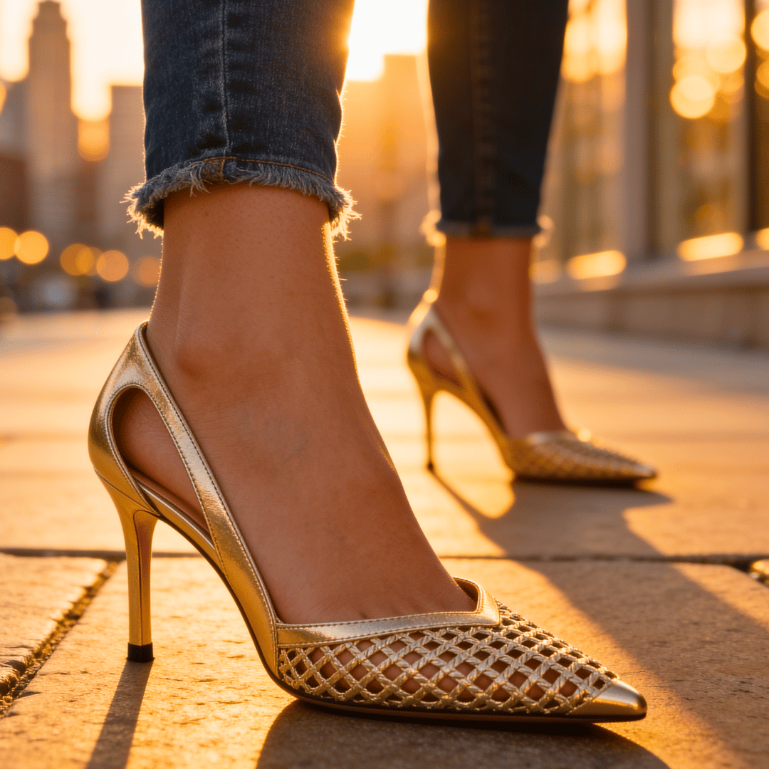 Chelsea Lake Gilded Heels