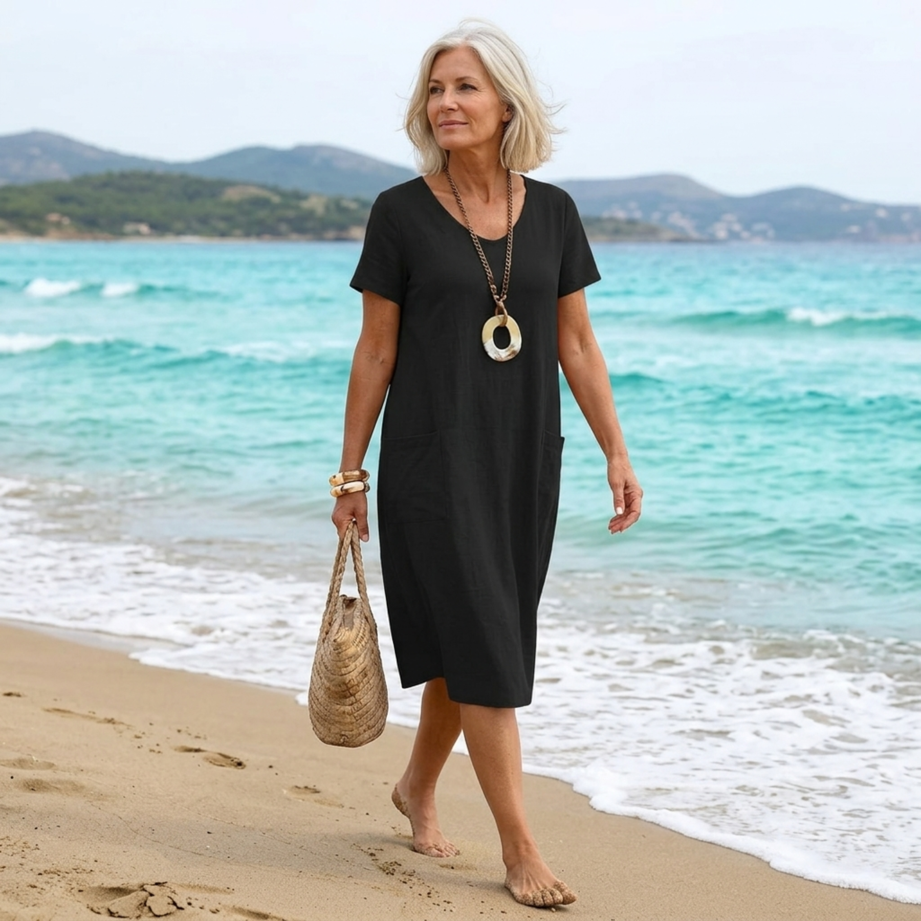 Oriane™ | Fluid Casual Maxi Dress-
