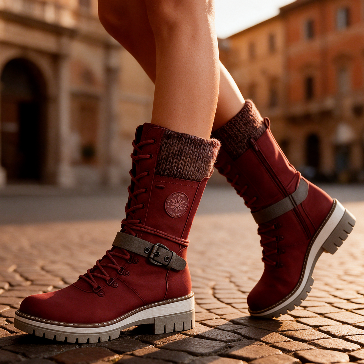 Nivara Knit Boots
