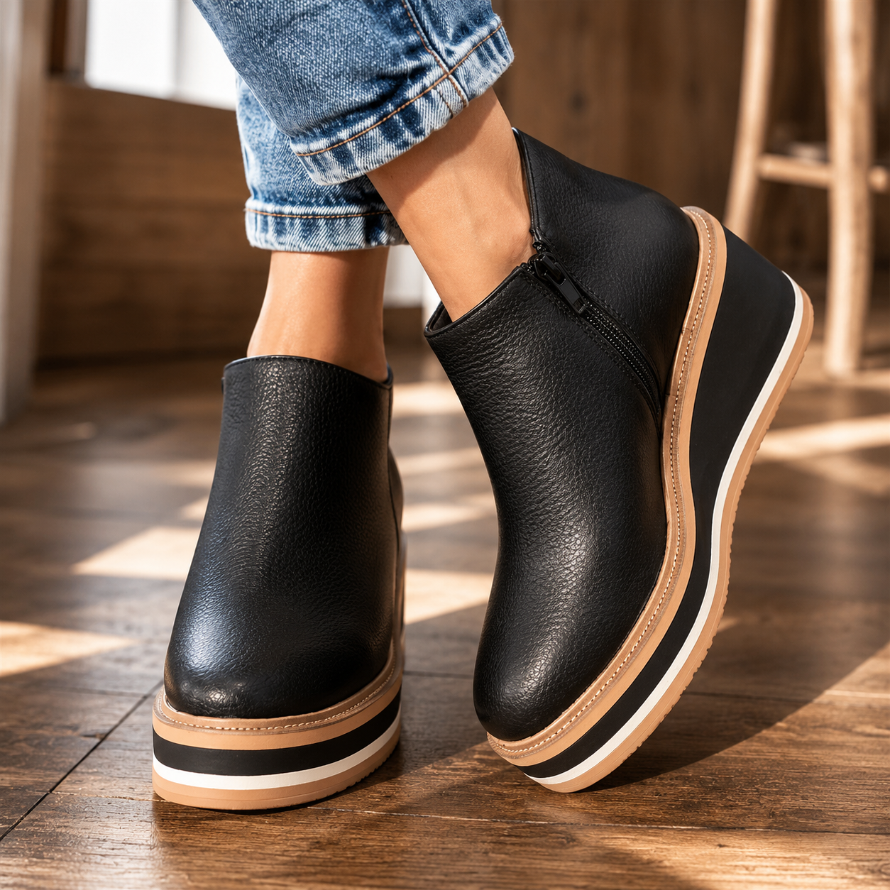 Elsie Wedge Bootie