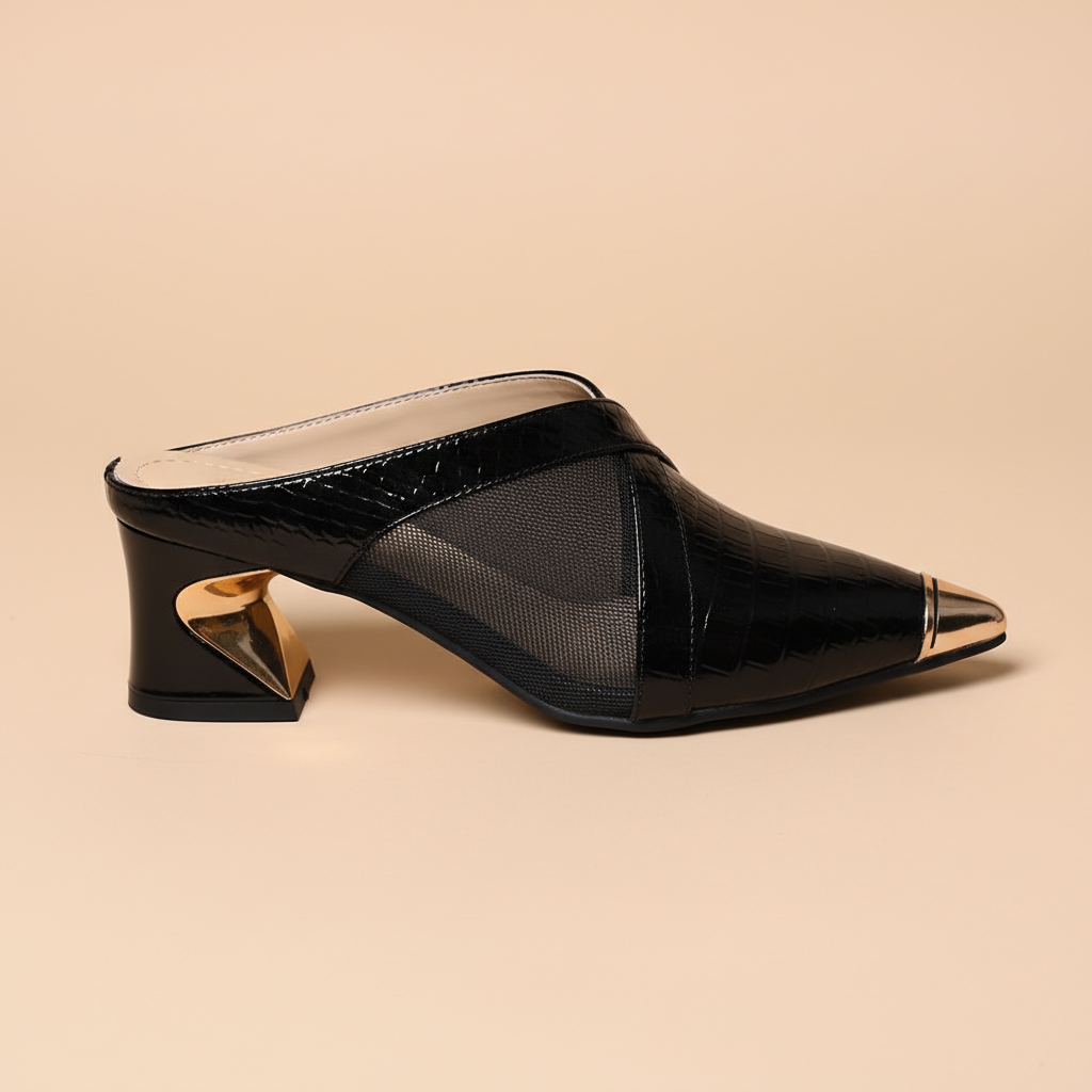 Valencia Leather Mules