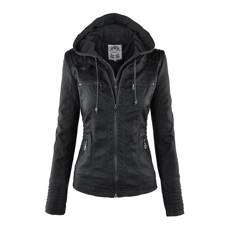 Callista | Hooded Moto Jacket