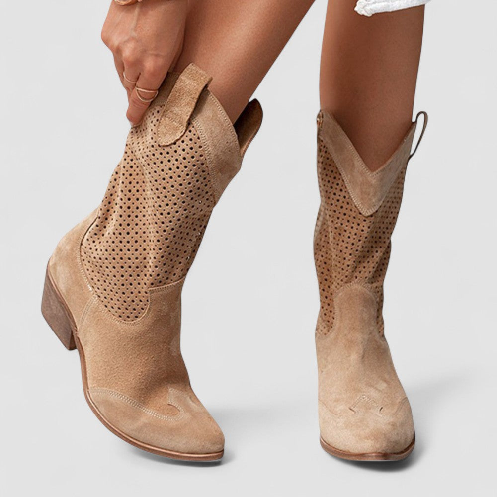 Rachel | Stylish Orthopedic Western Boots for All-Day Comfort