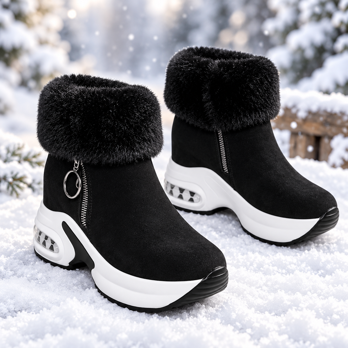 Maya™ | Plush-Lined | Thick-Sole Comfort Boots