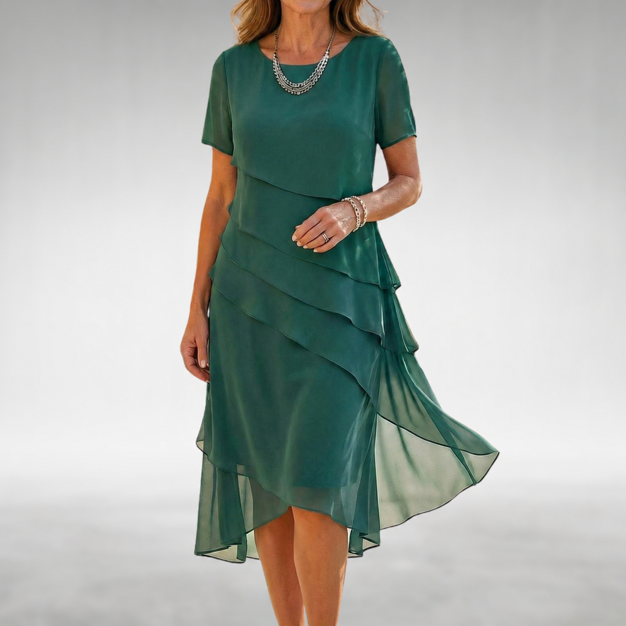 Vinna™ Layered Midi Dress