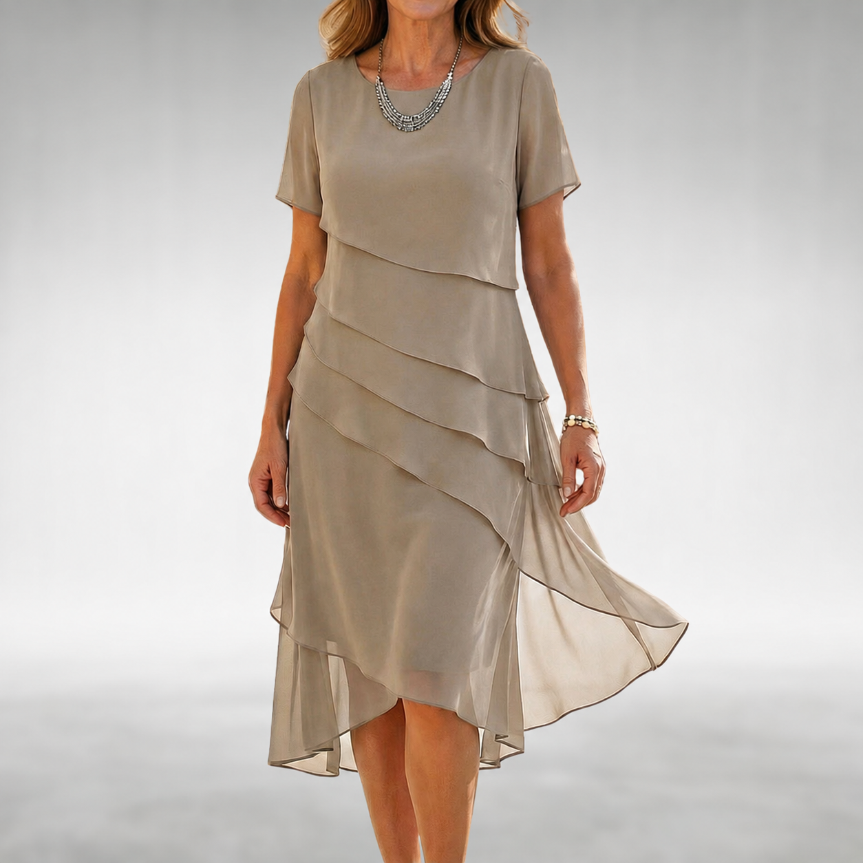 Vinna™ Layered Midi Dress