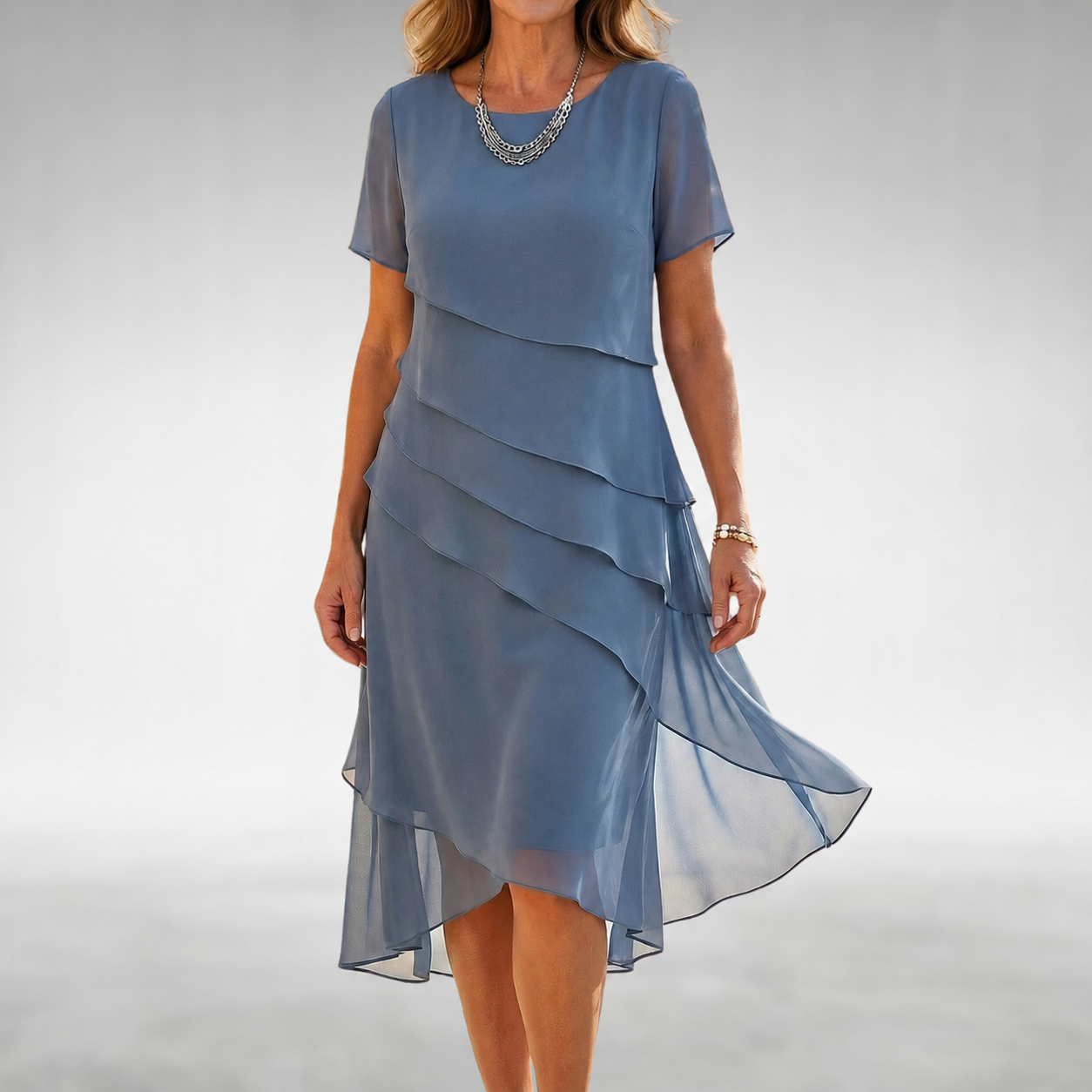 Vinna™ Layered Midi Dress