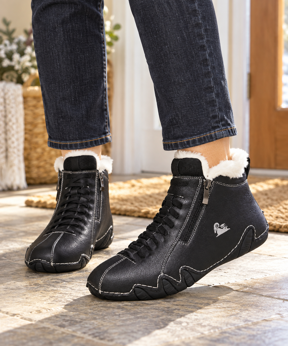 Jordan™ | Fleece-Lined | Side-Zip Comfort Boots