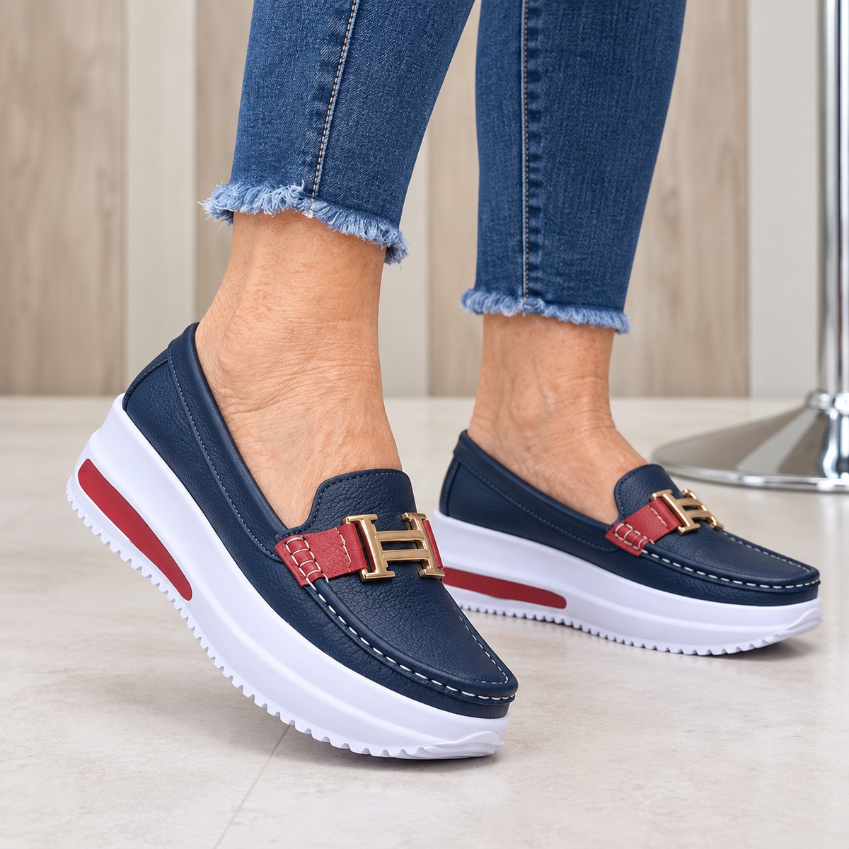 Brighton™ Orthopedic-Style Platform Loafers