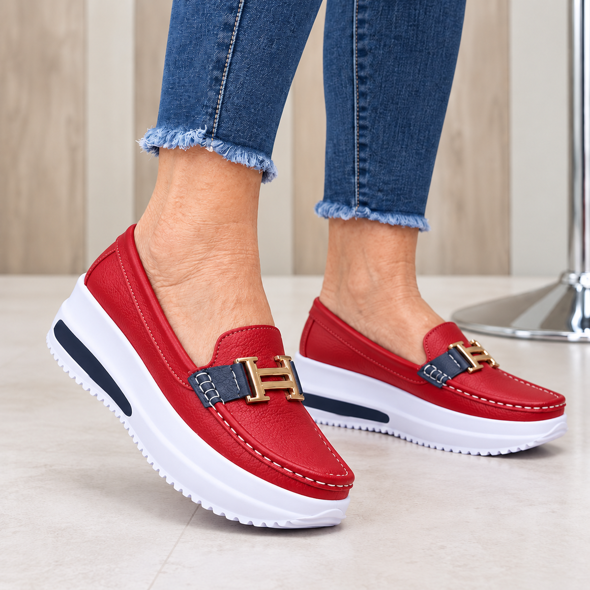 Brighton™ Orthopedic-Style Platform Loafers
