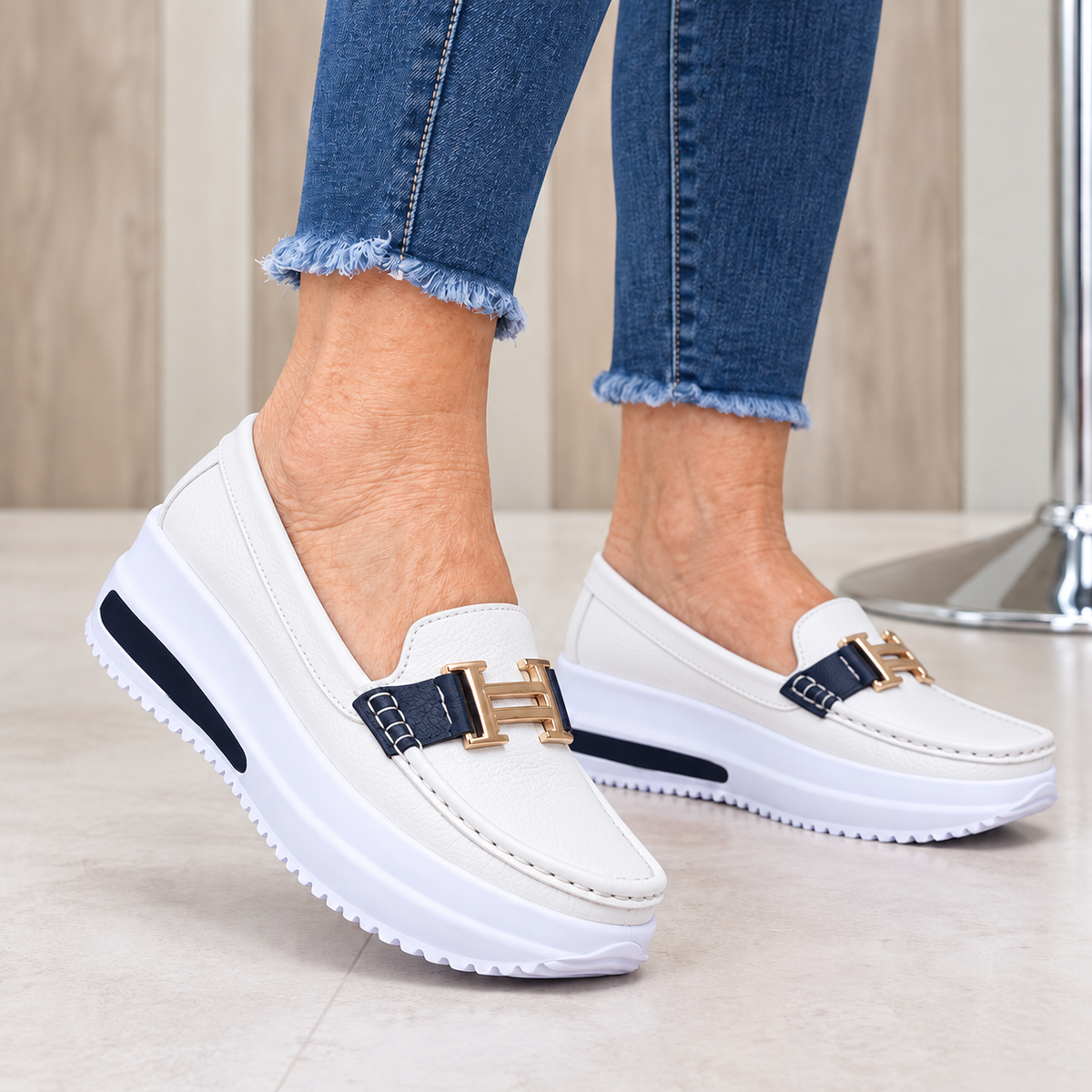 Brighton™ Orthopedic-Style Platform Loafers