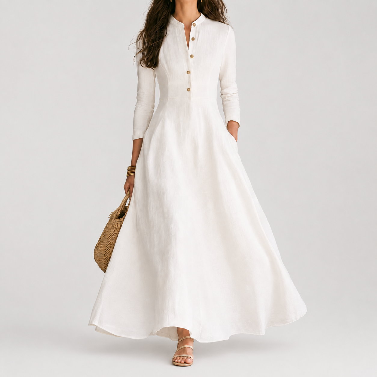 Thelma™ Linen Maxi Dress