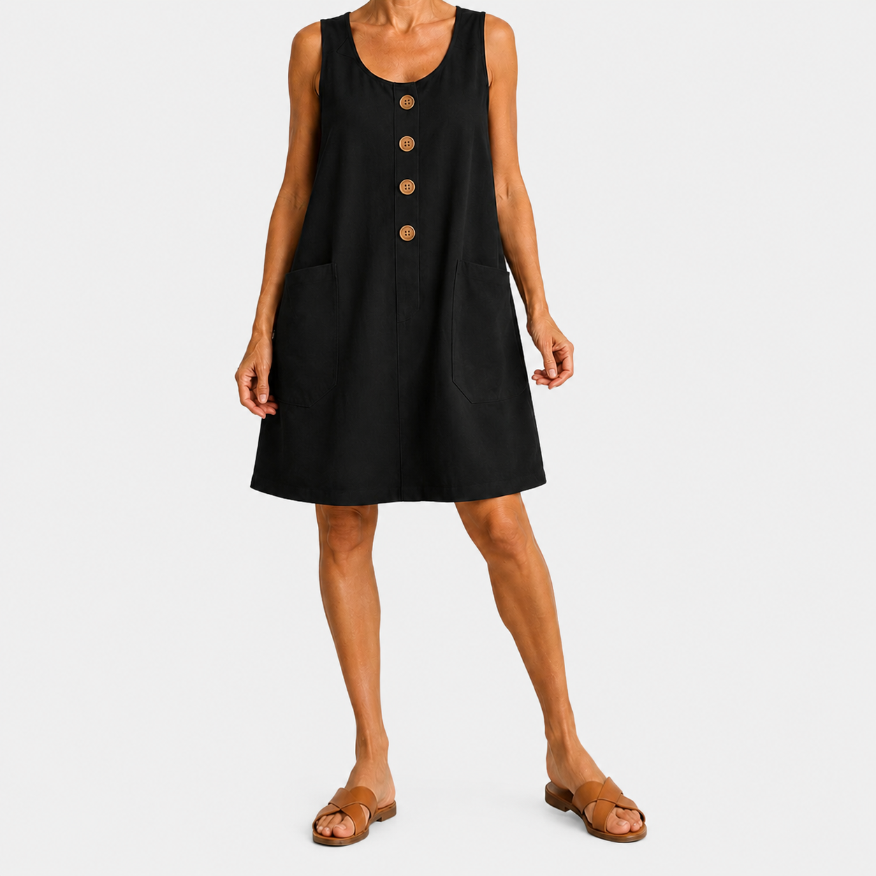 Macey - Cotton Linen Summer Dress