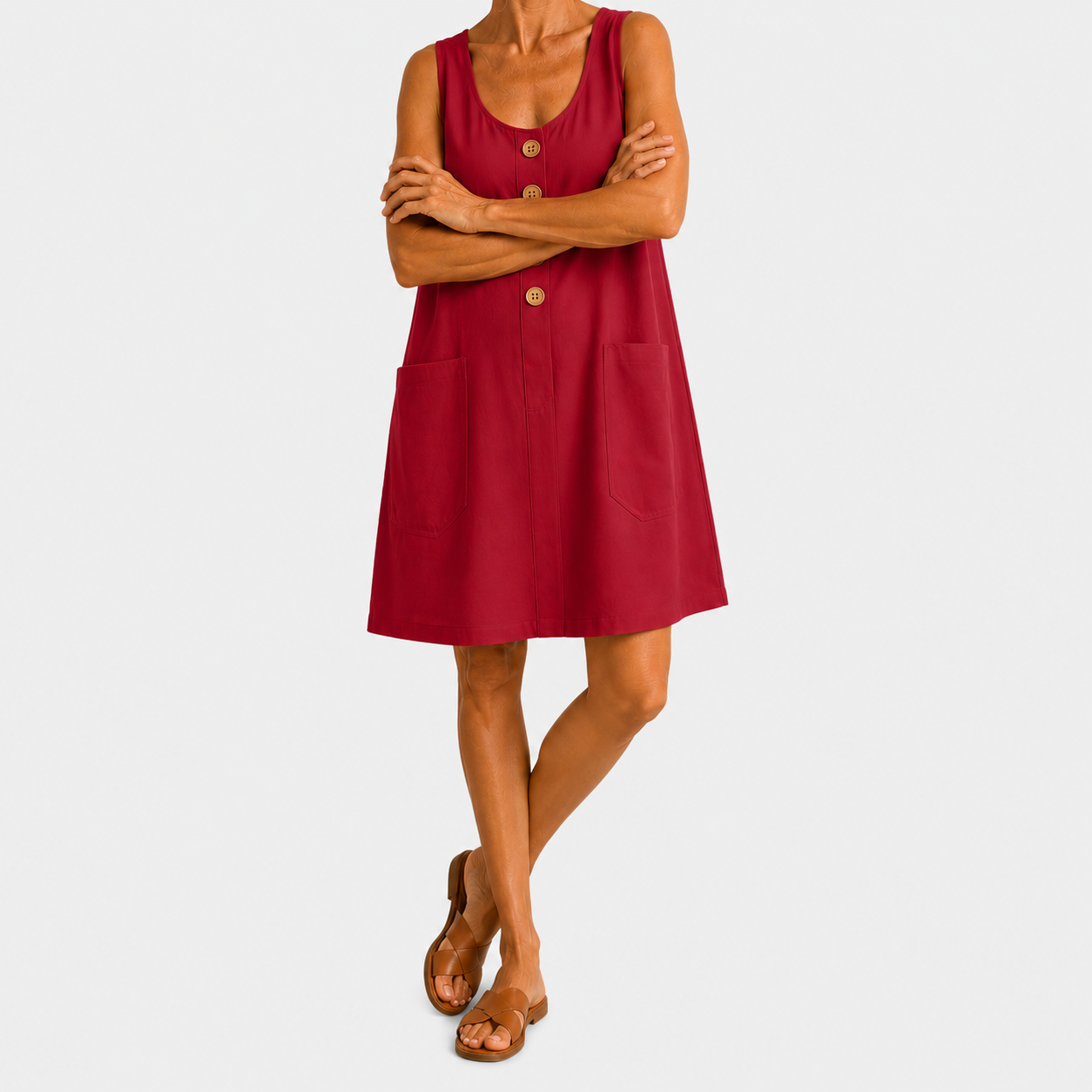 Macey - Cotton Linen Summer Dress