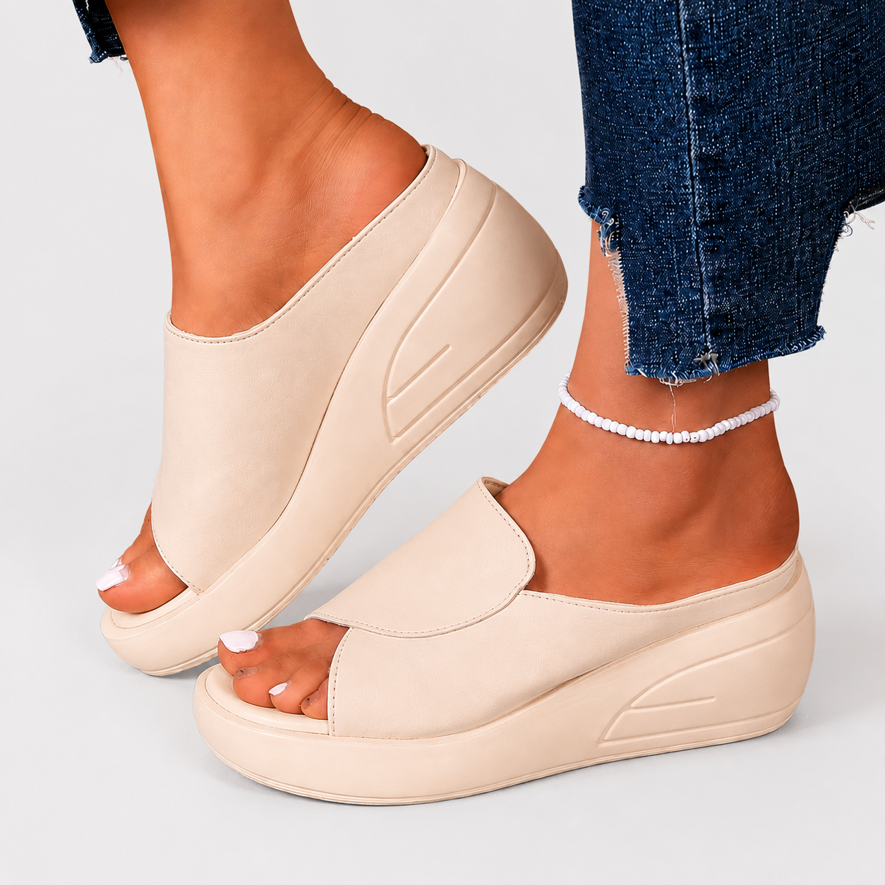 Celine™ | Orthopedic Slip-on Wedge Sandals