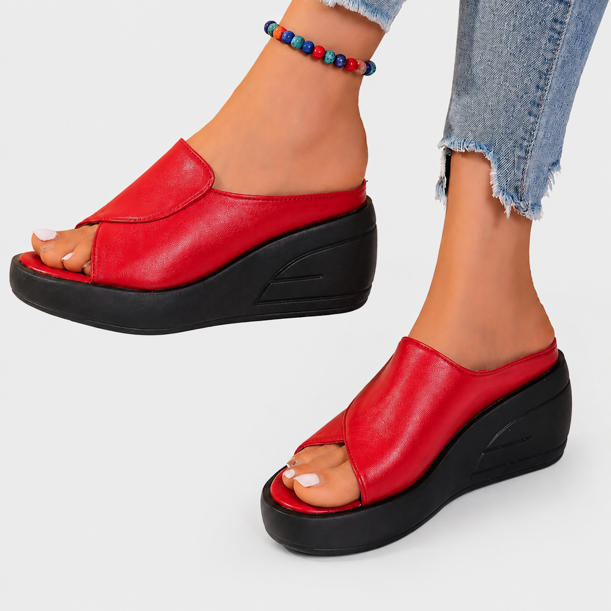 Celine™ | Orthopedic Slip-on Wedge Sandals