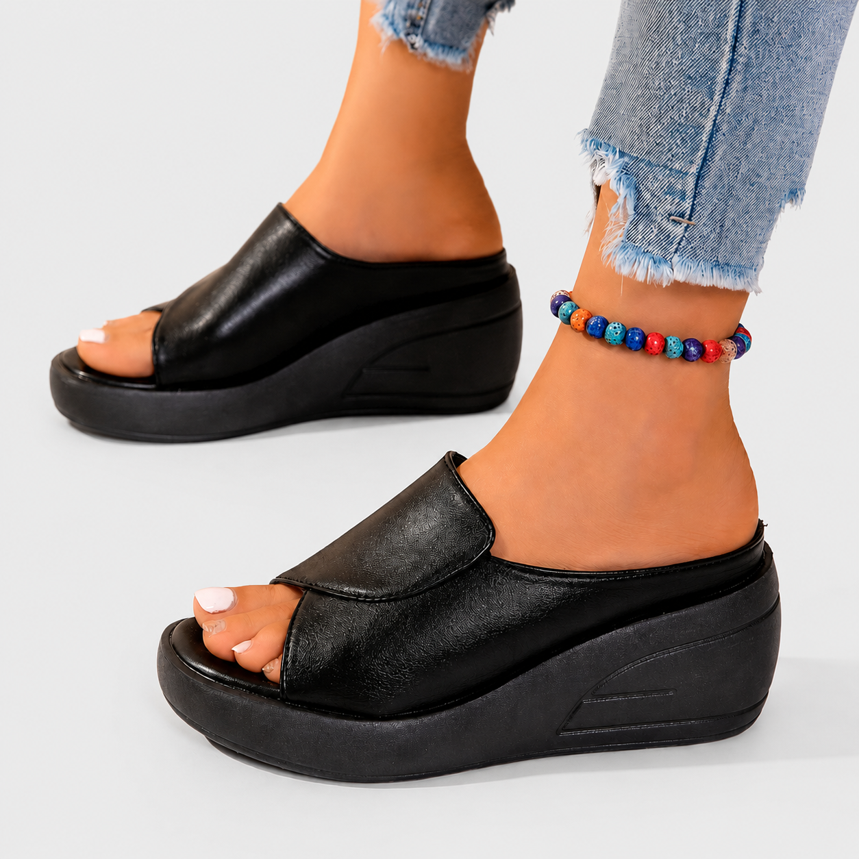 Celine™ | Orthopedic Slip-on Wedge Sandals