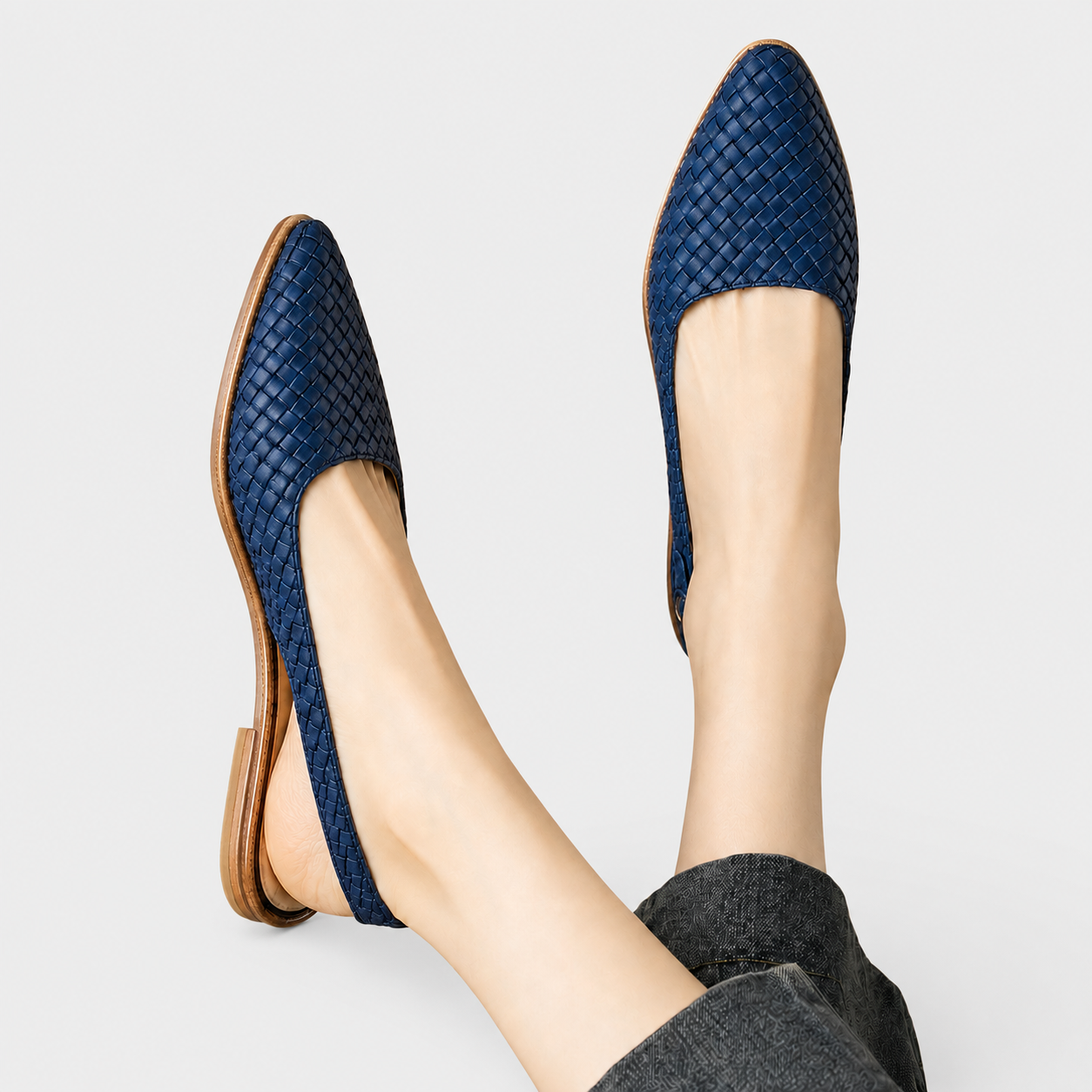 Aurora | Woven Slingback Loafer