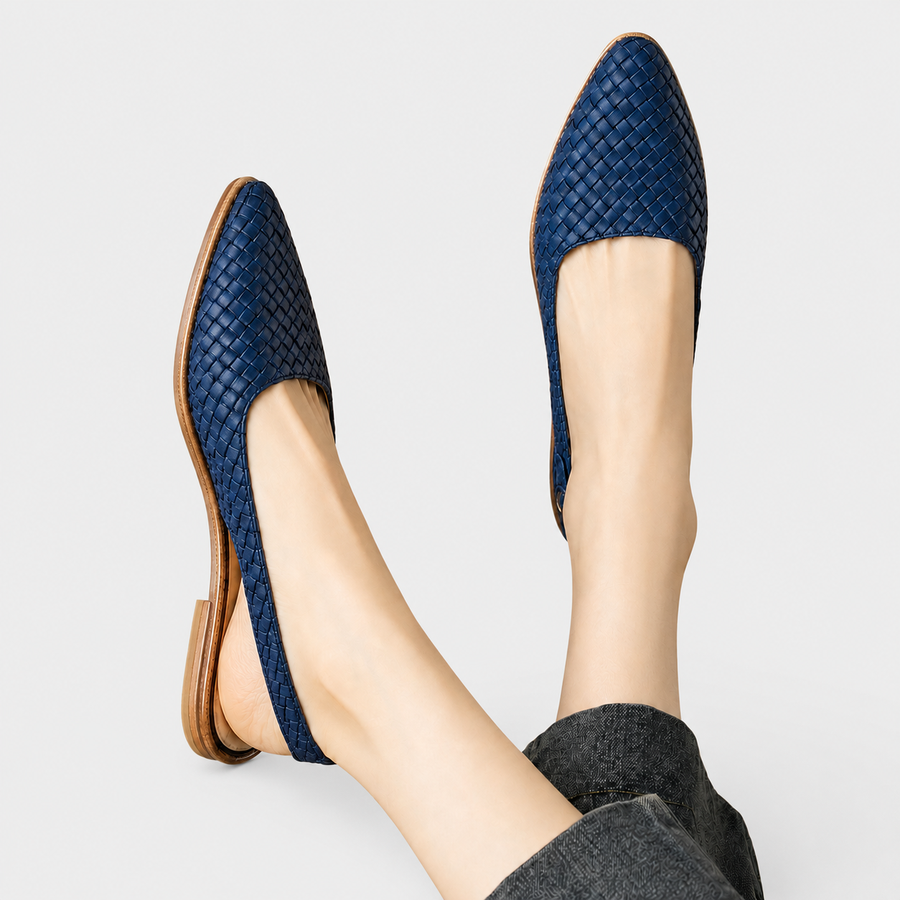 Aurora | Woven Slingback Loafer