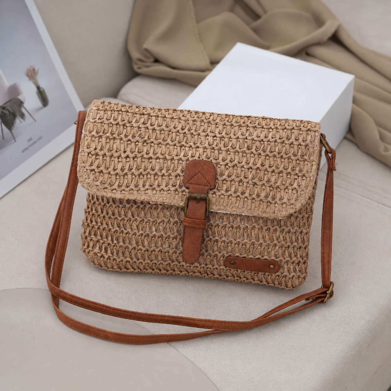 Emily™ Woven Crossbody Bag