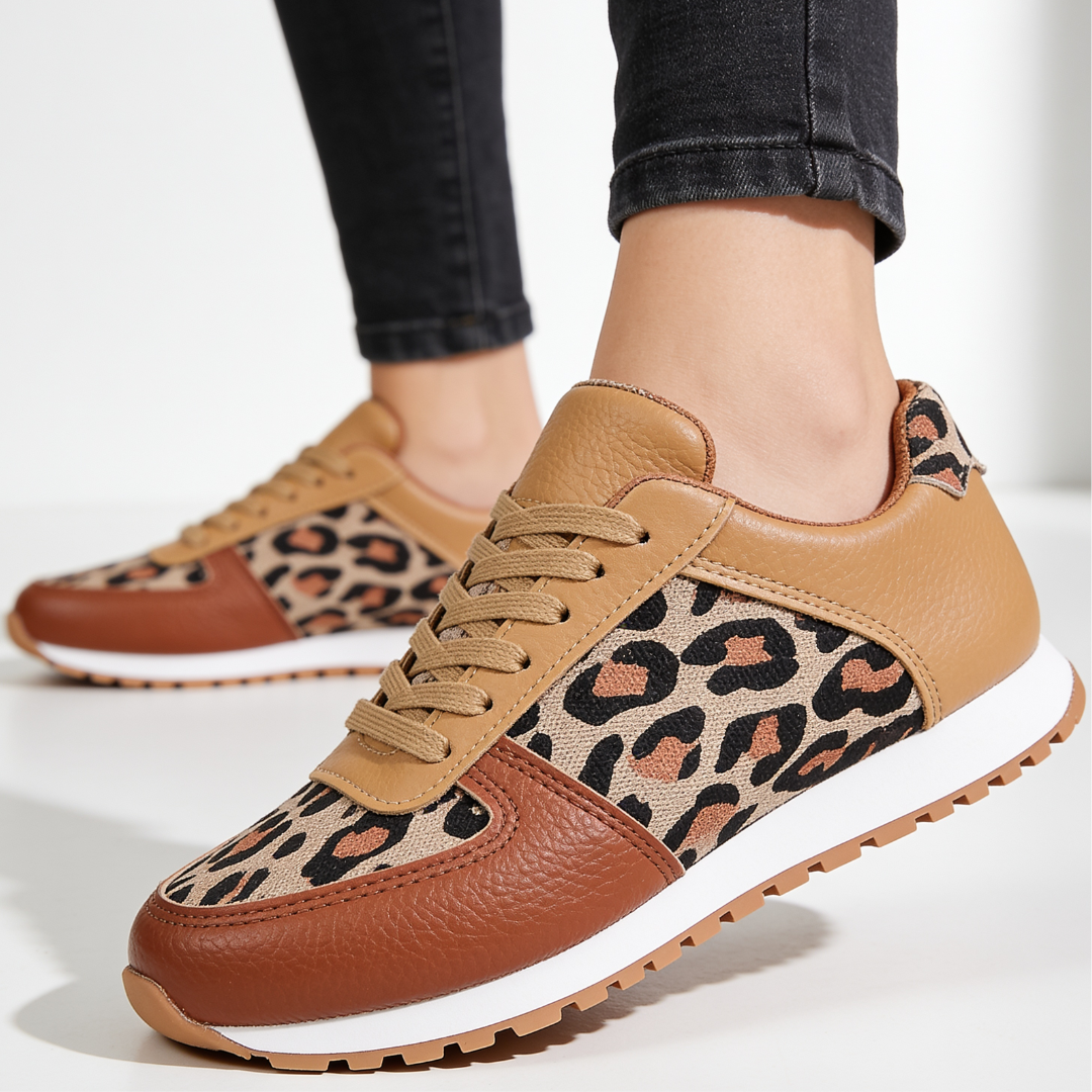 Ella Leopard Sneakers