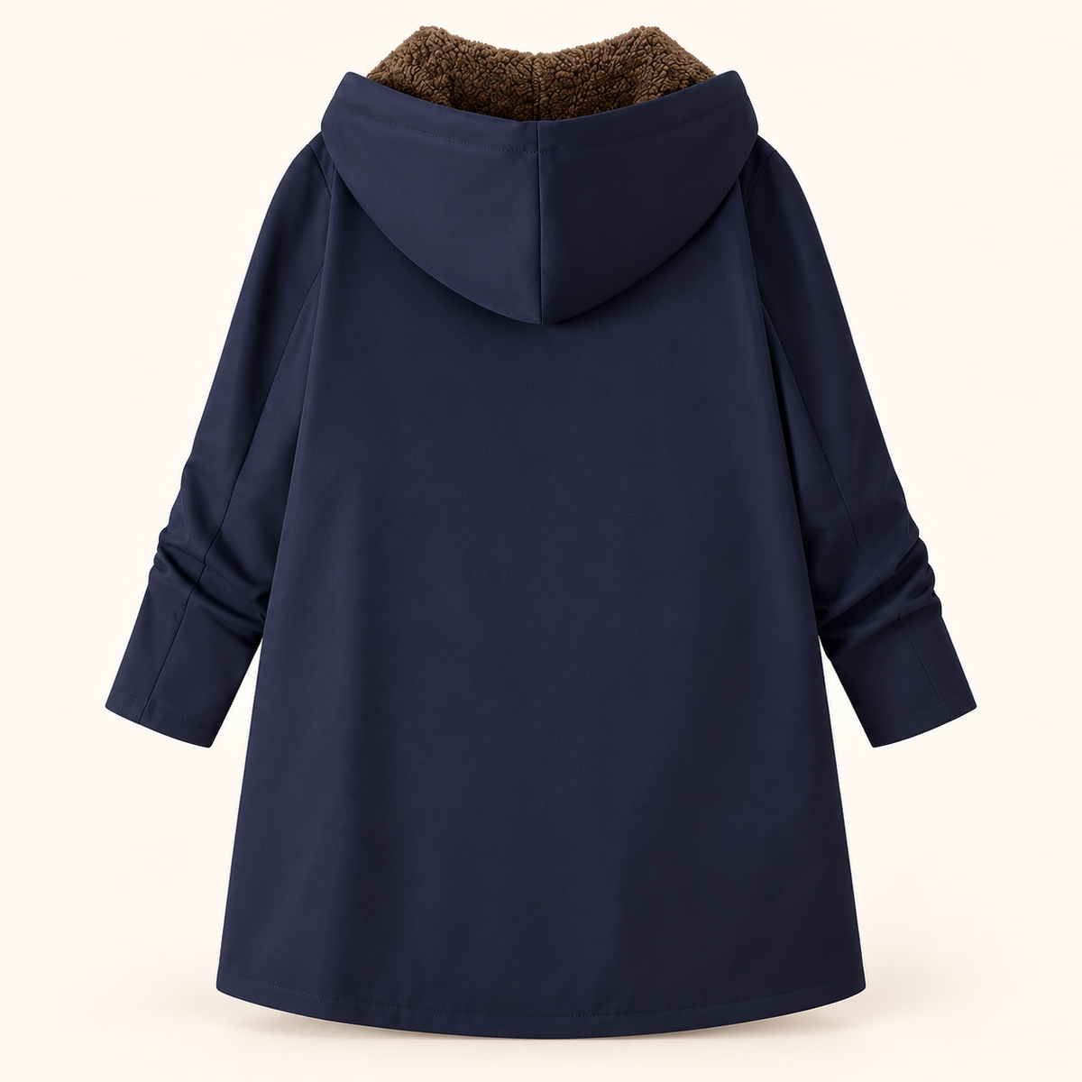Evelyn | Cozy Sherpa-Lined Hooded Cardigan Coat